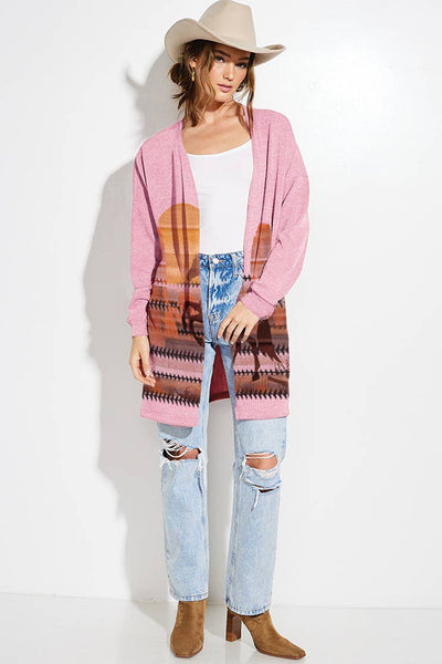 Desert rodeo Knit casual style Cardigan