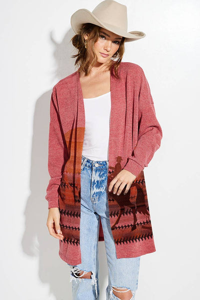 Desert rodeo Knit casual style Cardigan