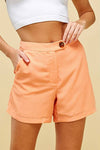 Peach Bermuda Shorts