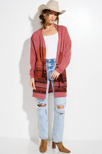 Desert rodeo Knit casual style Cardigan