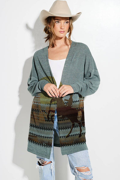 Desert rodeo Knit casual style Cardigan