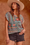 Andrée by Unit - <SALE> Oversize Embroidered Top 18670 - j5barmercantile